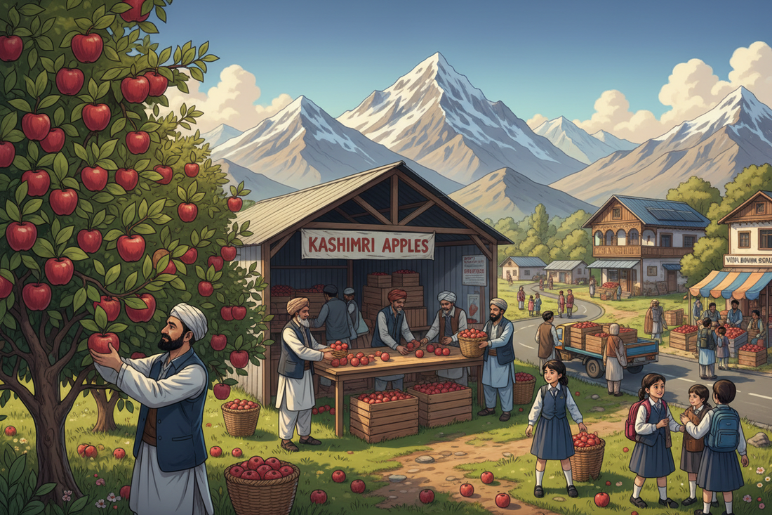 Economic Impact of Kashmiri Apples on Local Communities